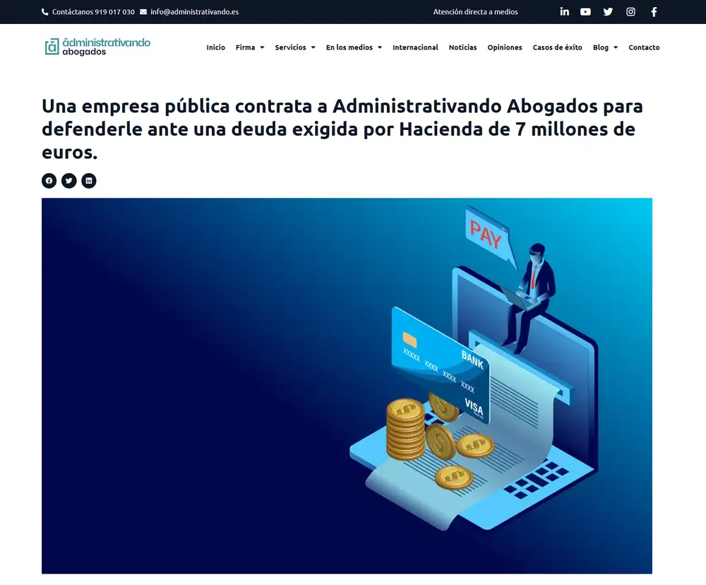Una empresa pública contrata a Administrativando Abogados para defe_ - [administrativando.es]